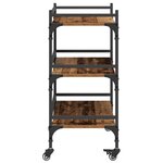 vidaXL Chariot de cuisine Bois Ancien 50 x 35 x 75 5 cm