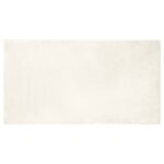 vidaXL Tapis en Fourrure Synthétique de Lapin Blanc 80 x 150 cm