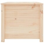 vidaXL Boîte de rangement 110x50x45 5 cm Bois massif de pin