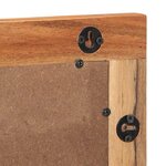 vidaXL Miroir de Salle de Bain avec miroir marron Bois d'acacia massif