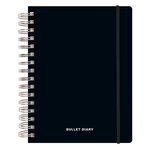 Agenda spécial bullet journal à spirales 96 feuilles - 16 5 x 21 5 cm