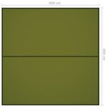 Vidaxl bâche d'extérieur 4x4 m vert