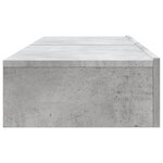 vidaXL Meubles TV avec lumières LED 2 Pièces gris béton 60x35x15 5 cm