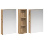 vidaXL Ensemble de Meubles de Salle de Bain 3 Pièces 100 x 10 5 x 60 5 cm