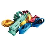 Sac de 25 bracelets caoutchouc croisés Coloris assortis - 200 x 1.1 x 25 mm SAFETOOL