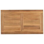 vidaXL Table basse Marron 70 x 40 x 36 cm Bois de teck massif