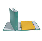 Classeur rembordé polypropylène format ecolier 2 anneaux 25mm - 230x215mm - x 20 - exacompta