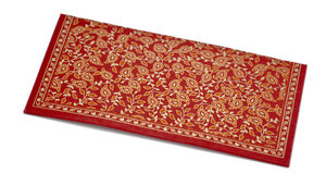 PAPERTREE TAJ Lot de 5 Enveloppes cadeau19x10-Rouge/Orange
