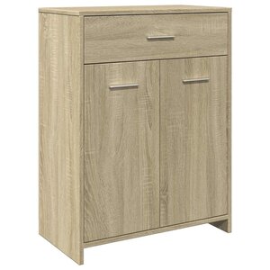 vidaXL Armoire de salle de bain Chêne sonoma 60x33x80 cm Aggloméré