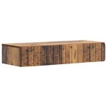 vidaXL Table d'appoint murale Bois ancien 87 5 x 34 5 x 17 cm
