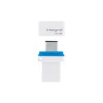 INTEGRAL Clé 16 Go USB 3.1 & Type-C Fusion double Connecteur pour Sauvegarde de Données entre Smartphones, PC, Macs, Tablettes U
