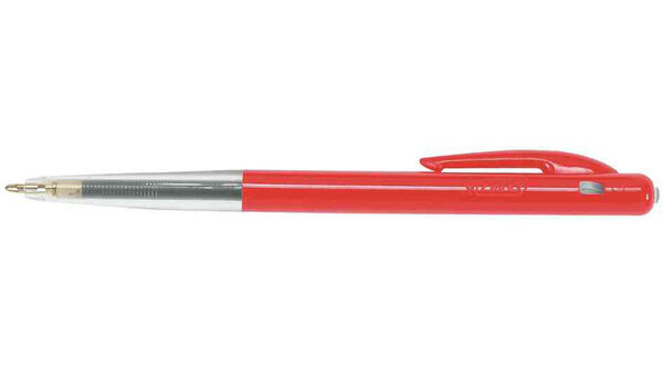 Stylo à Bille Rétractable M10 Clic Pointe Moyenne Rouge BIC
