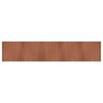 vidaXL Tapis rectangulaire marron 100x500 cm bambou