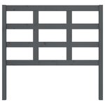 vidaXL Tête de lit Gris 105 5x4x100 cm Bois massif de pin