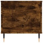 vidaXL Table basse Chêne fumé 90x44 5x45 cm Bois d'ingénierie