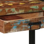 vidaXL Table console Multicolore 120 x 33 x 75 cm Bois Recyclé Solide
