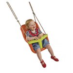 AXI Siege de balancoire bebe orange et vert citron