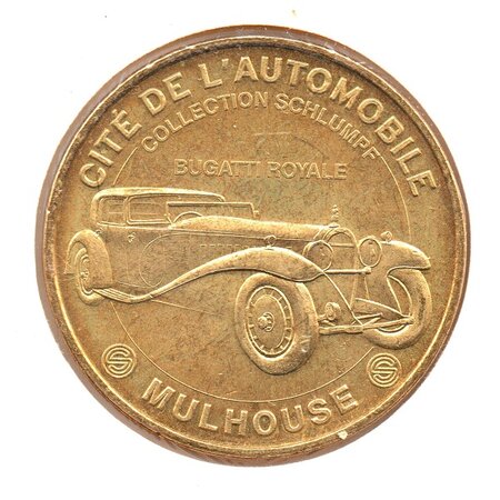 Mini médaille Monnaie de Paris 2008 - Cité de l’automobile (Bugatti Royale)