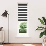 vidaXL Store zèbre noir 60x230 cm largeur du tissu 55 9 cm polyester