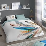 Good Morning Housse de couette FEATHER 200x200/220 cm Multicolore