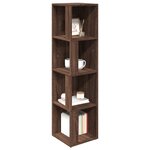 vidaXL Armoire d'angle Chêne marron 33x33x132 cm Bois d'ingénierie