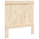 vidaXL Tête de lit 100x104 cm bois massif de pin