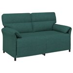 vidaXL Canapé 100  polyester  cadre en métal  MDF  Contreplaqué