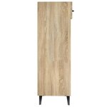 vidaXL Armoire à chaussures Chêne Sonoma 30x35x105cm Bois d'ingénierie
