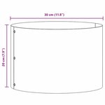 vidaXL Pots verts olive Ensemble de 5 Vert olive Plastique Moyen