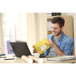 Boite 100f a4 100 etiquettes cop/las/jet coins droits a4 210 x 297 mm blanc etibox