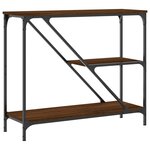 vidaXL Table console chêne marron 88 5x30x75 cm bois d'ingénierie