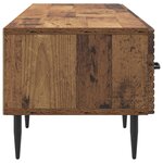 vidaXL Meuble TV Bois ancien 147 x 34 5 x 30 cm Bois d'ingénierie