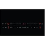 ELECTROLUX EIV734 - Table de cuisson Induction -  4 foyers - 7350 W - 15 positions de puissance -  Noir