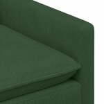 vidaXL Ensemble de Canapés 2 Pièces Vert Jungle Tissu