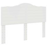 vidaXL Tête de lit Blanc Brillant 140 cm Bois d'ingénierie