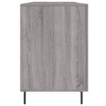 vidaXL Bureau sonoma gris 140x50x75 cm bois d'ingénierie