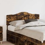 vidaXL Tête de lit Chêne fumé 120 cm Bois d'ingénierie