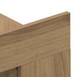 vidaXL Meuble TV chêne artisanal 152 x 22 x 113 cm Bois d'ingénierie