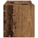 vidaXL Organiseur de bureau chêne artisanal 44.5 x 24 x 25 cm
