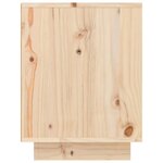 vidaXL Armoire à chaussures 60x34x45 cm Bois de pin massif