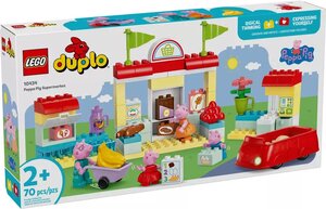 LEGO DUPLO - Le supermarché de Peppa Pig - 10434 : Jouet éducatif pour enfants