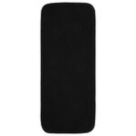 vidaXL Tapis d'escalier antidérapants 15Pièces 60x25cm Noir Rectangulaire