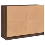 vidaXL Buffet chêne marron 102x37x75 5 cm bois d'ingénierie