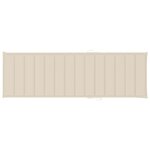 vidaXL Chaise longue de jardin avec coussin Bois d'acacia solide