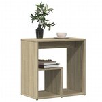 vidaXL Tables d'appoint 2 Pièces chêne sonoma 50x30x50 cm bois ingénierie