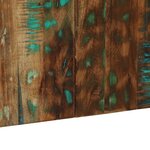 vidaXL Tête de lit multicolore 160 cm bois massif récupération