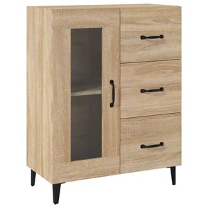 vidaXL Buffet chêne sonoma 69 5x34x90 cm bois d'ingénierie