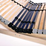 vidaXL Sommier à lattes sans matelas avec 42 lattes 7 zones 140x200 cm