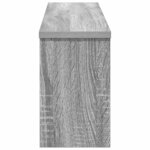 vidaXL Porte-manteau mural avec étagère Sonoma gris 75 x 16 x 26 cm