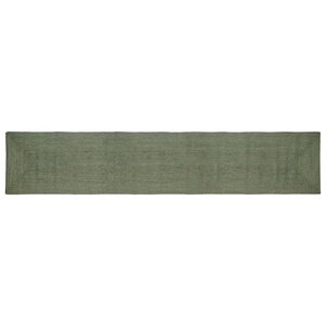 vidaXL Tapis de surface Rectangulaire Vert olive 60 x 400 cm Jute